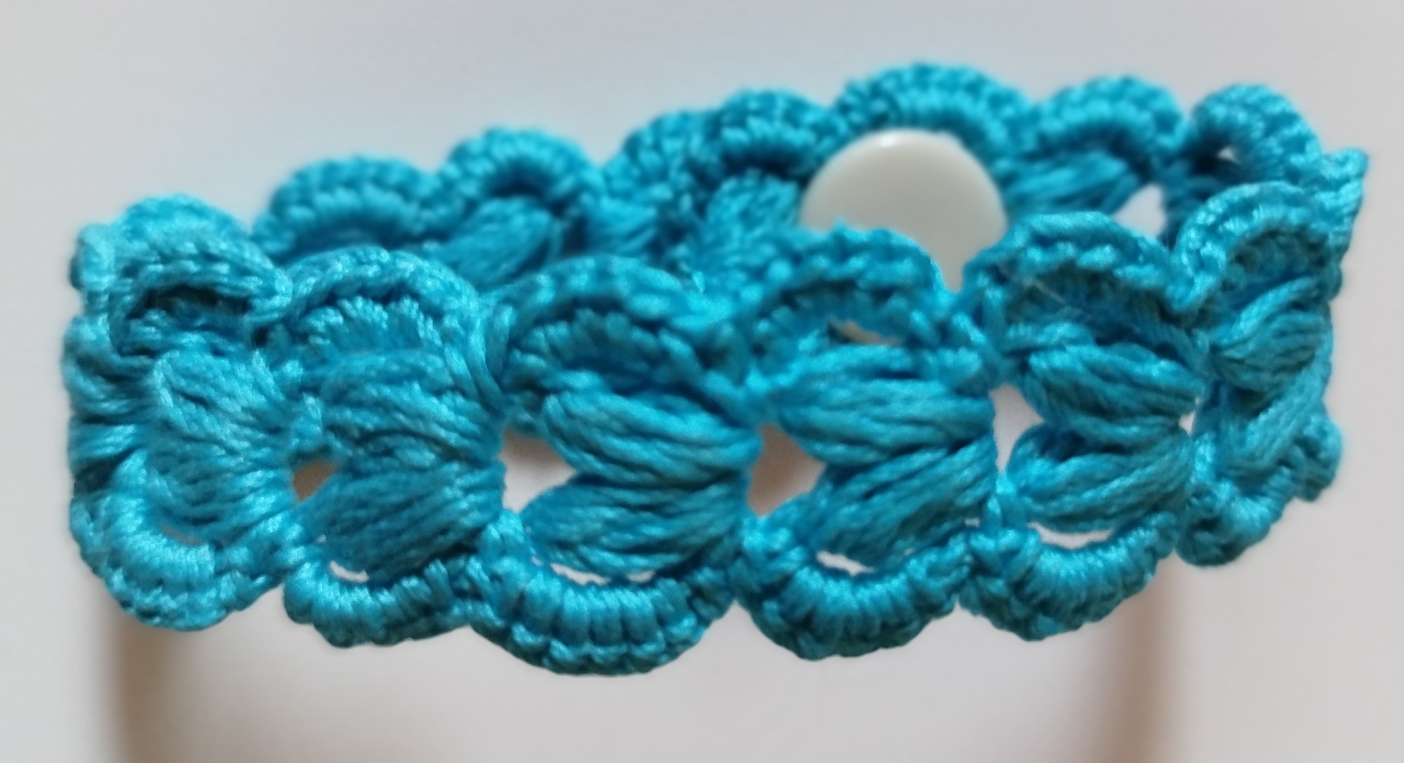 Bransoletka „Blue Braid” – jaskrawy błękit
